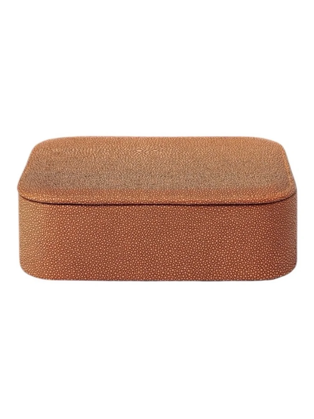 Threshold Lidded Brown Faux Leather Boc